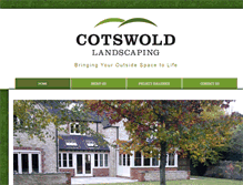 Tablet Screenshot of cotswoldlandscaping.com